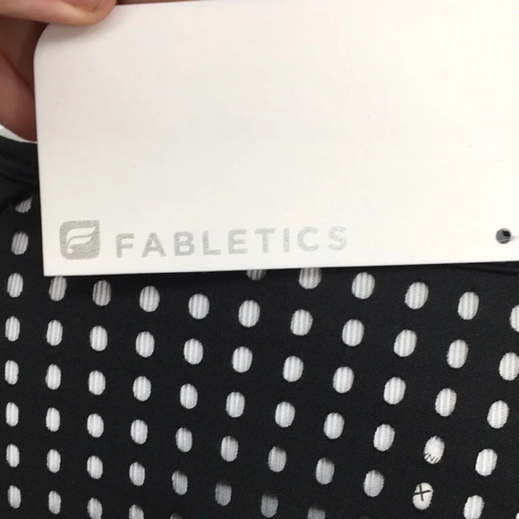 Fabletics Sweatshirt Womens XL Black Tilly Neoprene Dreams‎ Pullover - Picture 8 of 15